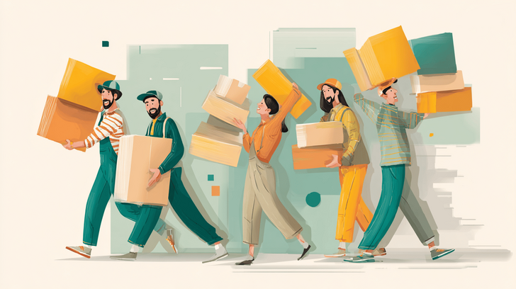 بسته‌بندی حرفه‌ای اثاثیه